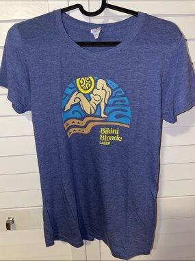 Maui Brewing Company Bikini Blonde Lager Graphic Tee Small EUC
